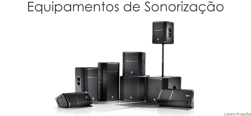 Equipamentos de Sonorização